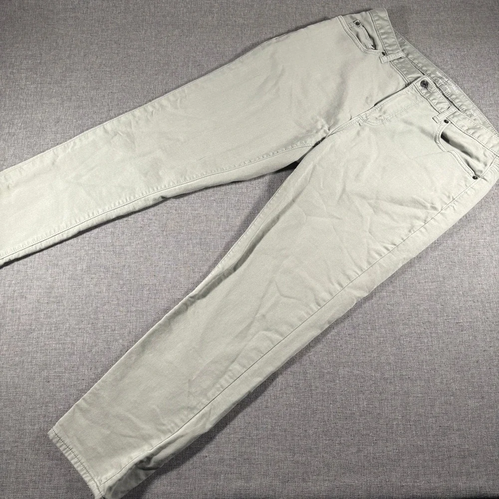 Banana Republic Travel Jean Mens 34x30 (Fits 34x28) Sage Green Athletic Stretch